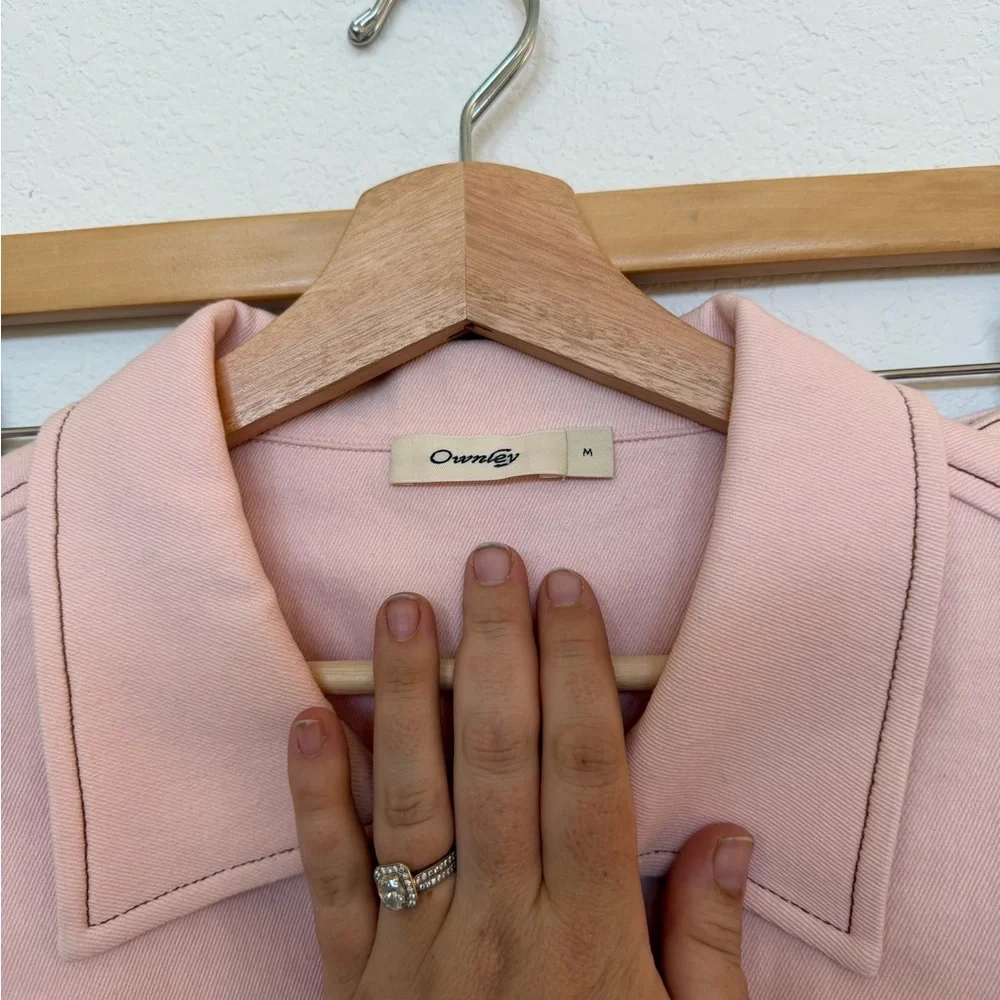 Ownley Denim Set in Dusty Pink Pink Cowgirl Outfit NWT Medium - Picture 2 of 10